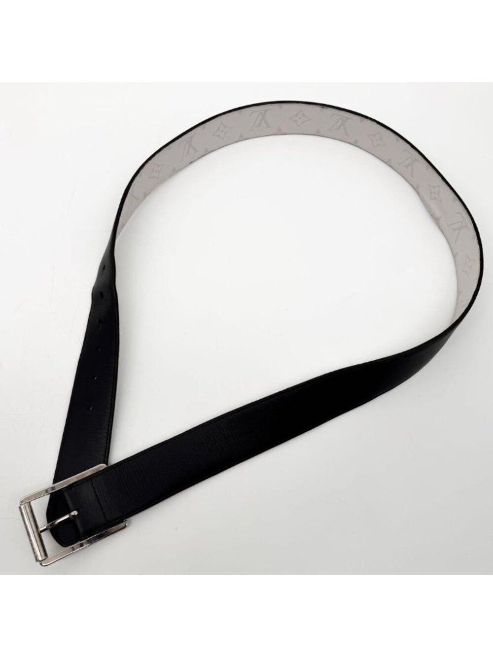 Louis Vuitton Ceinture Reverso Taigarama Reversible Leather Belt - Picture 5 of 8